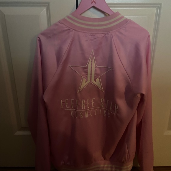 Jeffree star pink members only jacket just dry cleaned perfect condition. - Picture 8 of 9
